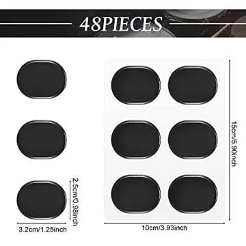Boao 48 Pieces Drum Dampeners - Silicone Gel Pads for Tone Control