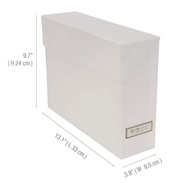 Bigso Lovisa File Storage Box - Elegant Document Organizer