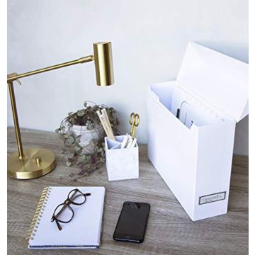 Bigso Lovisa File Storage Box - Elegant Document Organizer