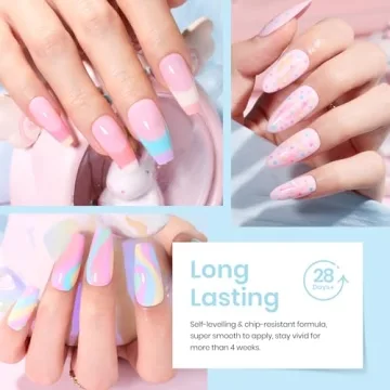 Beetles Gel Polish Set 20 Colors Spring Pastels and Glitters