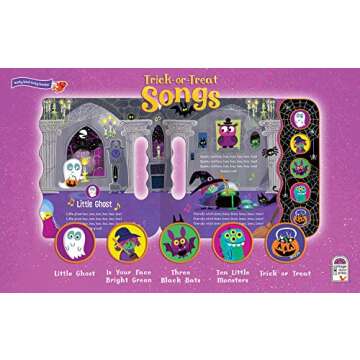 Trick Or Treat Songs - Children's Halloween Book with Fun and Spooky Sounds for Kids 2-5 (Early Bird Song Book)