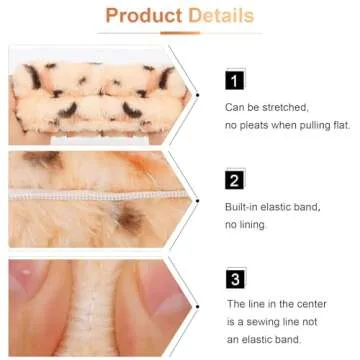 VELSCRUN 6 Pack Hairband, Makeup Headband, Face Wash Headband, Skincare Headbands, Sponge Headband with Bow Tie, Microfiber, One Size Fits All, Ideal Gift for Women, Leopard Print