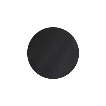 Modern Black Pedestal Side Table - Elegant Mango Wood Design