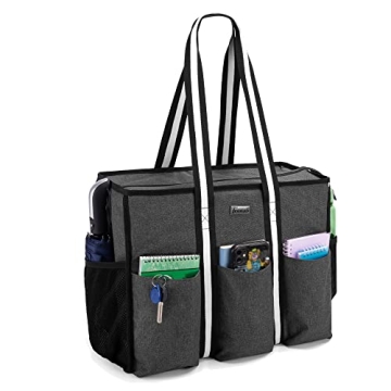 Trunab Utility Tote Bag - Multifunctional Teacher and Nurse Carryall with Laptop Sleeve
