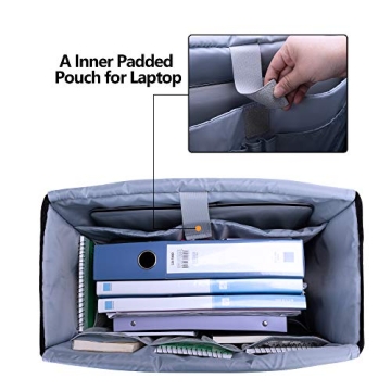 Trunab Utility Tote Bag for Teachers and Nurses with Laptop Sleeve