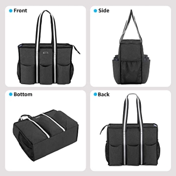 Trunab Utility Tote Bag for Teachers and Nurses with Laptop Sleeve