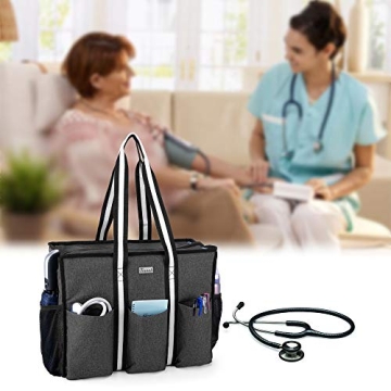 Trunab Utility Tote Bag for Teachers and Nurses with Laptop Sleeve