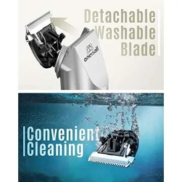 oneisall Dog Shaver Clippers Low Noise Rechargeable Cordless Electric Quiet Hair Clippers Set for Dogs Cats Pets