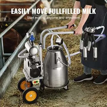 VEVOR Electric Cow Milking Machine - Portable & Efficient