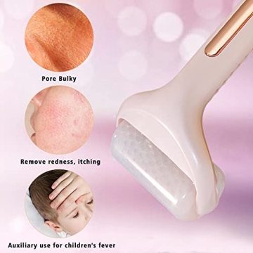 Ice Roller for Cooling and Pain Relief - Pink Spa Tool