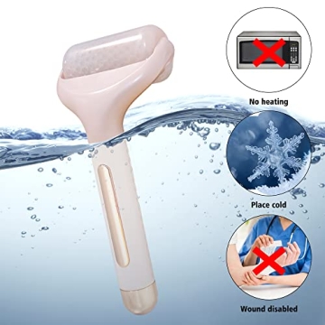 Ice Roller for Cooling and Pain Relief - Pink Spa Tool