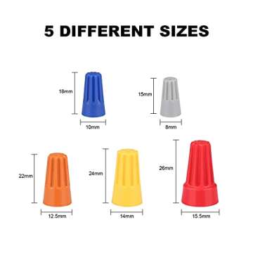 EFIXTK 158PCS Electrical Wire Connectors Screw Terminals Set