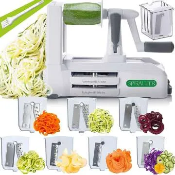 Top Spiralizer with 7 Blades for Healthy Dishes