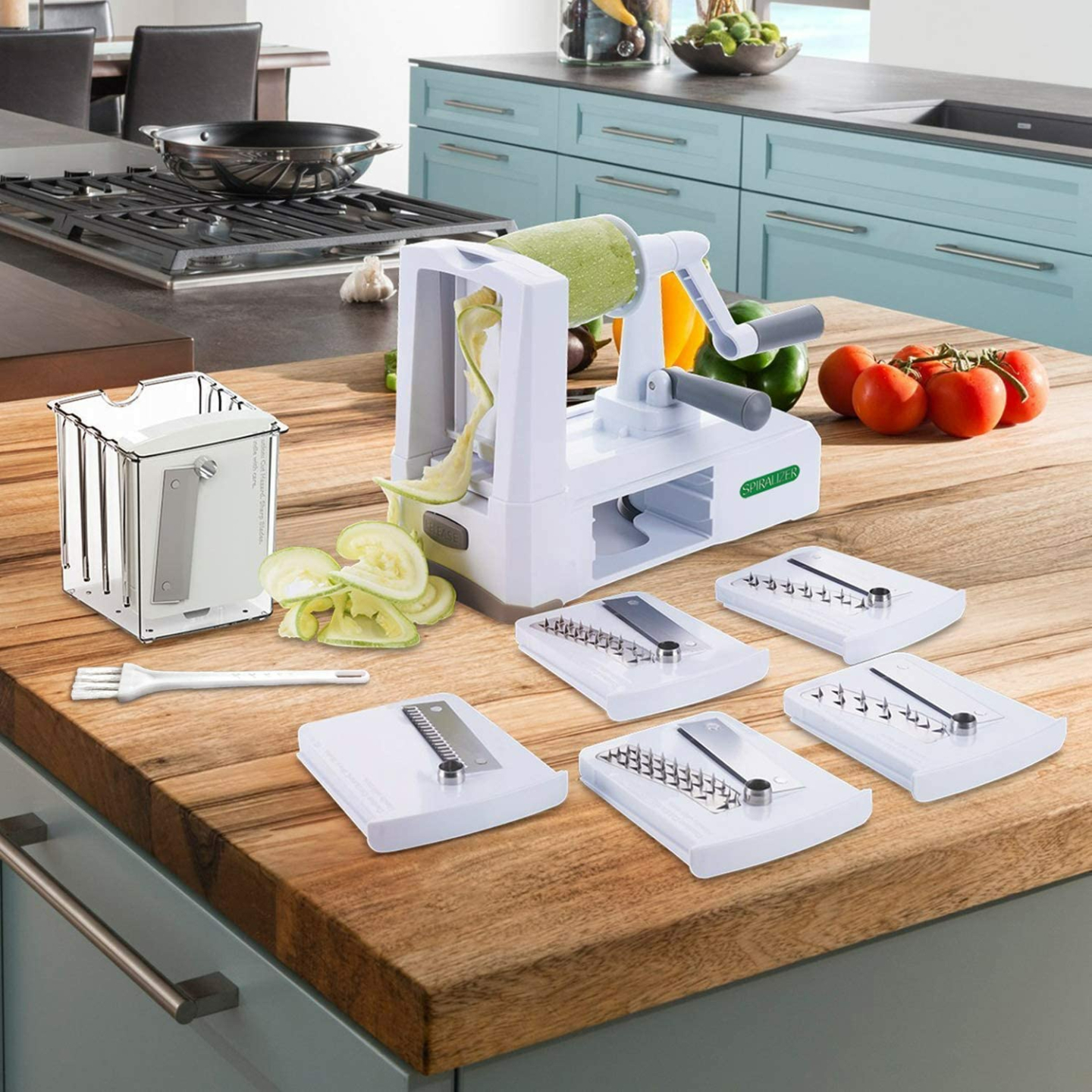 Top Spiralizer with 7 Blades for Healthy Dishes