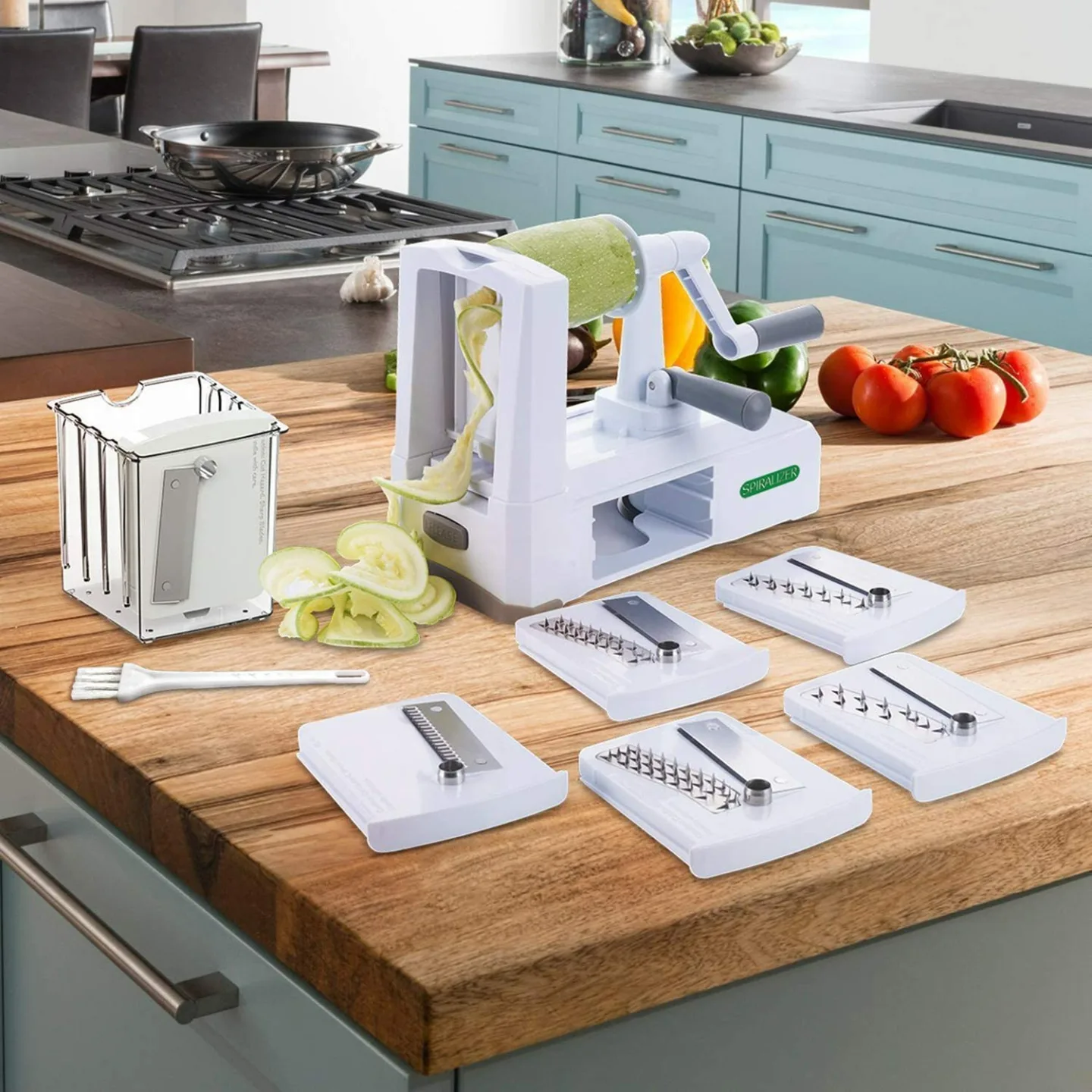 Top Spiralizer with 7 Blades for Healthy Dishes