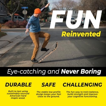 GIBBON GiBoard Balance Board for All Ages & Fitness