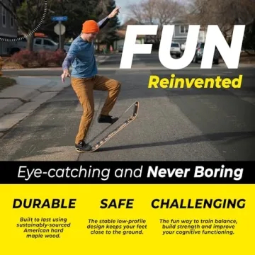 GIBBON GiBoard Balance Board for All Ages & Fitness