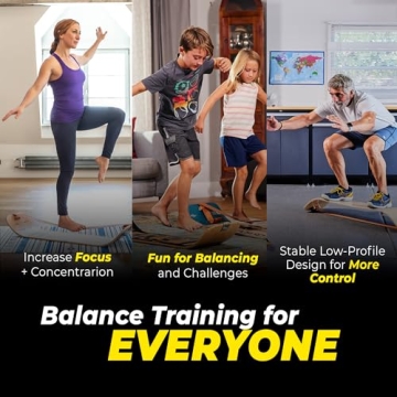 GIBBON GiBoard Balance Board for All Ages & Fitness