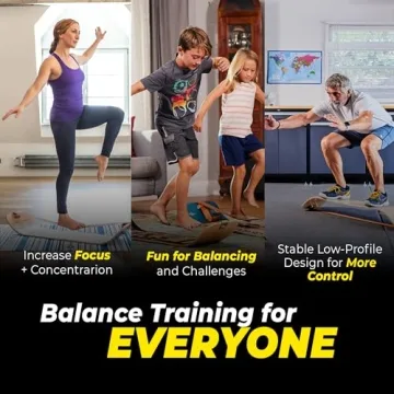 GIBBON GiBoard Balance Board for All Ages & Fitness