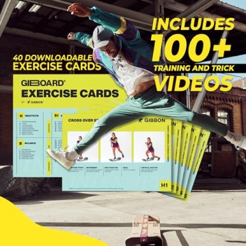 GIBBON GiBoard Balance Board for All Ages & Fitness