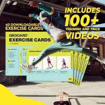 GIBBON GiBoard Balance Board for All Ages & Fitness