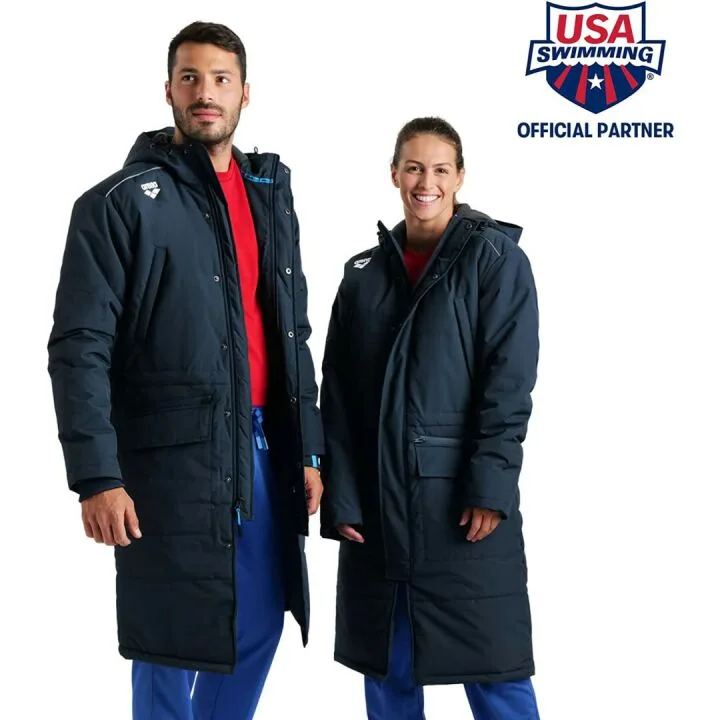 Arena Team Parka Solid - Top Athletic Outerwear