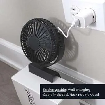 Peloton Fan for Intense Workouts - Rechargeable and Powerful