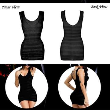 12 Pieces Women's Fishnet Lingerie Mesh Babydoll Bodysuit Lace Smock Lingerie for Women (Vivid Color)