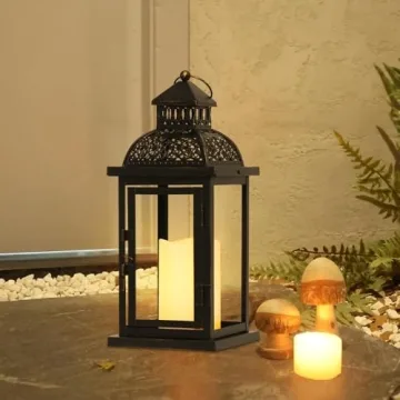 NEEDOMO Decorative Lantern with LED Candle for All Occasions