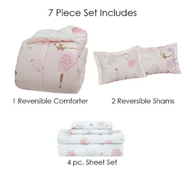 Kidz Mix Dancing Ballerinas Bed in a Bag, Full Set