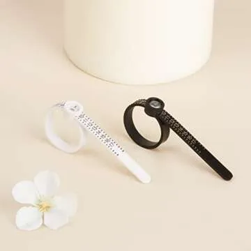Ring Sizer with Magnified Glass for Accurate Sizing