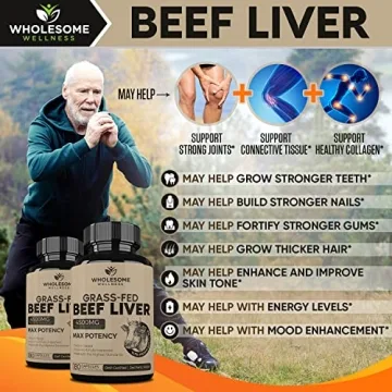 Grass Fed Beef Liver Capsules for Natural Energy and Health