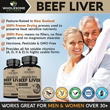Grass Fed Beef Liver Capsules for Natural Energy and Health