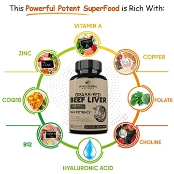 Grass Fed Beef Liver Capsules for Natural Energy and Health