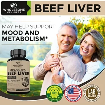 Grass Fed Beef Liver Capsules for Natural Energy and Health
