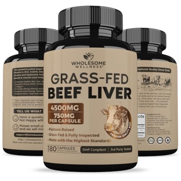 Grass Fed Beef Liver Capsules for Natural Energy and Health