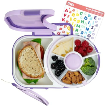 GoBe Kids Lunchbox with Interactive Snack Spinner - Ideal for School and Outings