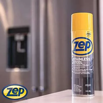 Zep Stainless Steel Cleaner and Polish 14 oz Case of 4