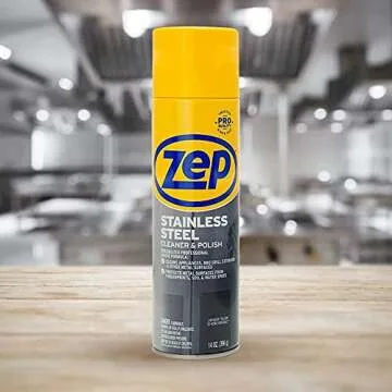 Zep Stainless Steel Cleaner and Polish 14 oz Case of 4
