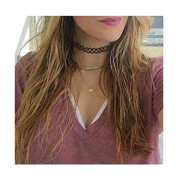 Baydurcan Friendship Anchor Compass Necklace Good Luck Elephant Pendant Chain Necklace with Message Card Gift Card (Silver Elephant)