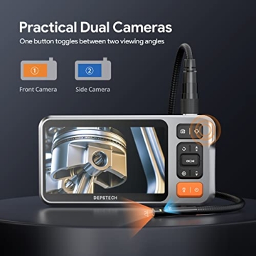 DEPSTECH 5.0MP Borescope with 5" IPS Screen