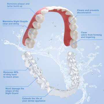Nalax Retainer Cleaner - Ultrasonic Cleaner for Jewelry & Dental