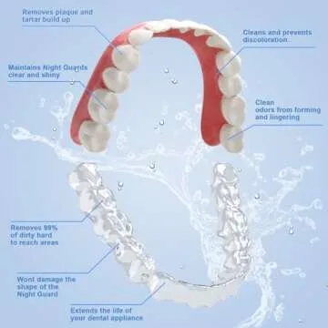 Nalax Retainer Cleaner - Ultrasonic Cleaner for Jewelry & Dental