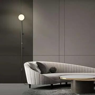 HOMLUCE Long Wall Sconces Set of Two, Plug in Wall Sconces Globe Shade Indoor Wall Light, Wall Mounted Lamp with Plug in Switch, Wall Lamp for Bedroom Living Room Study Hallway Bedside Corner