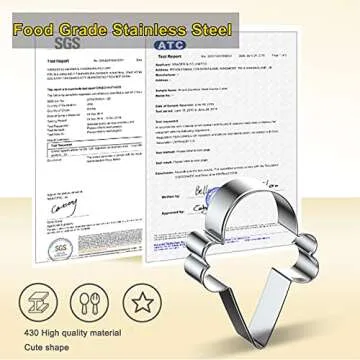 Ice Cream Cookie Cutters 8-Pc. Set, Ice Cream Cutters Stainless Steel Fondant Cutters, Popsicle, Hard and Soft Serve Ice Cream Cone (Cartoon Cookie Cutters Set)