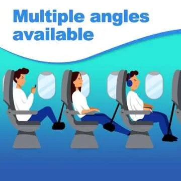 Airplane Foot Hammock Travel Essential Adjustable Comfort