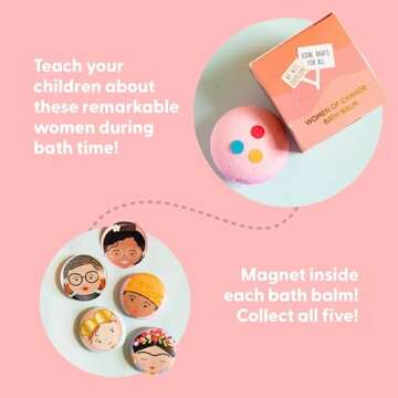 Musee Women of Change Bath Bombs Gift Set - Luxurious Empowerment Collection