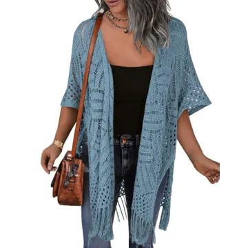Stylish HOTOUCH Lightweight Crochet Cardigan for Women