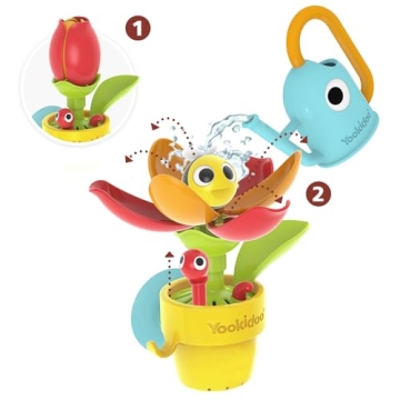 Yookidoo Pop-Up Bee Flower Bath Toy for Toddlers