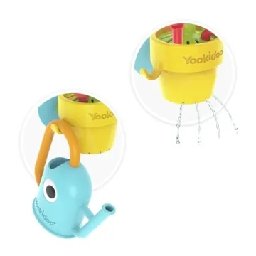 Yookidoo Pop-Up Bee Flower Bath Toy for Toddlers